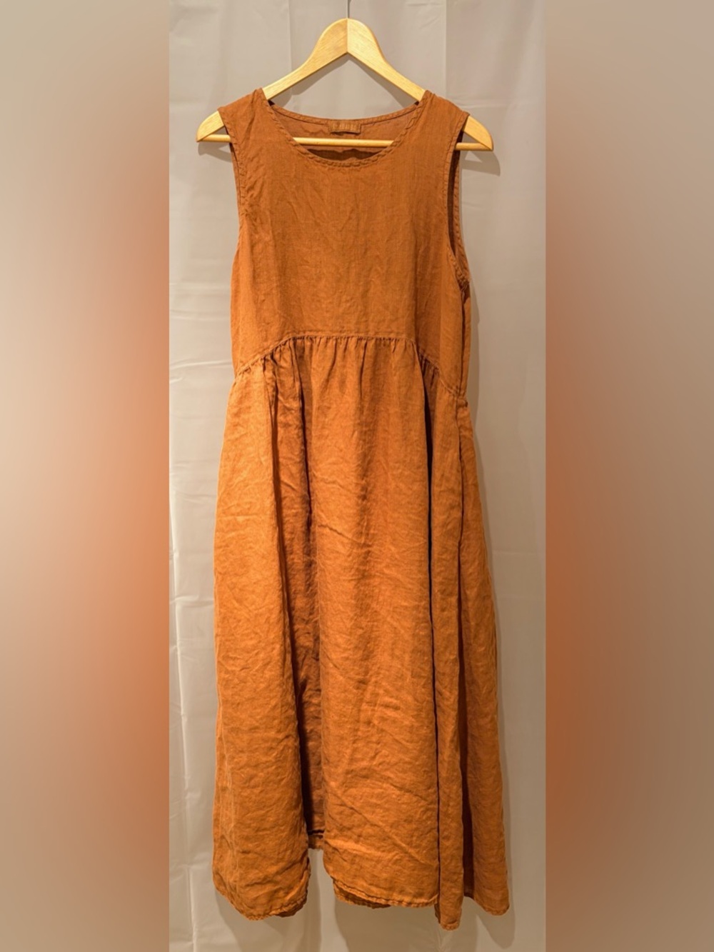 CP Shades Sleeveless Maxi Linen Dress